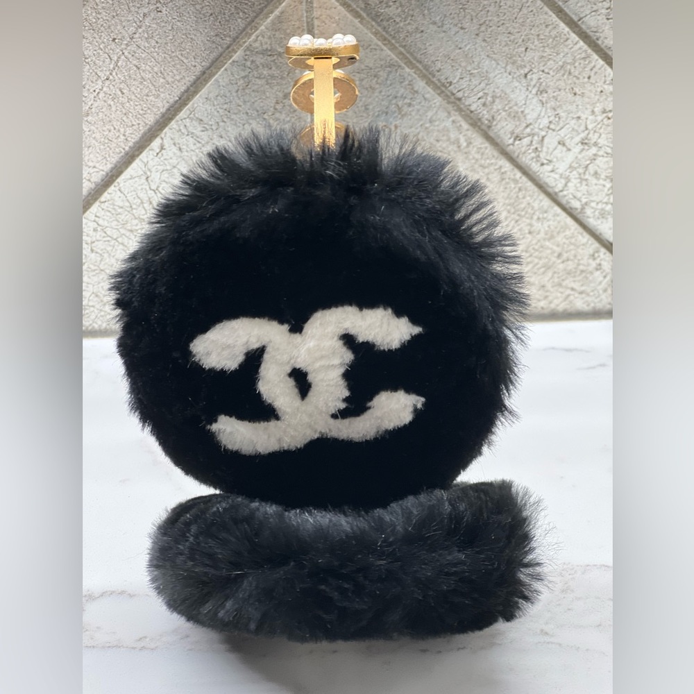Chanel Vintage 01A Lapin fur “Coco” ear muffs